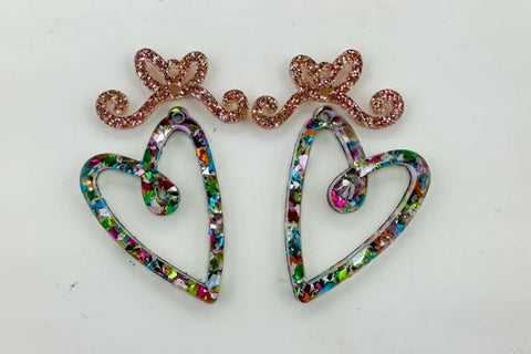 Valentines Earring Laser SVG File SVG Crafting With Brenna 