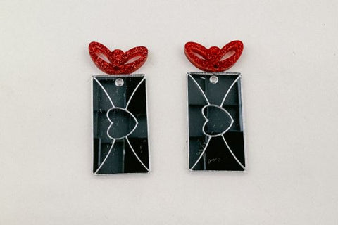 Valentines Earring Laser SVG File SVG Crafting With Brenna 