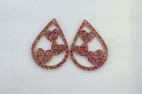 Valentines Earring Laser SVG File SVG Crafting With Brenna 