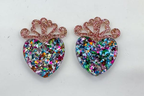 Valentines Earring Laser SVG File SVG Crafting With Brenna 