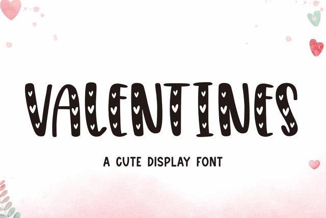 Valentines Font Mozarella 