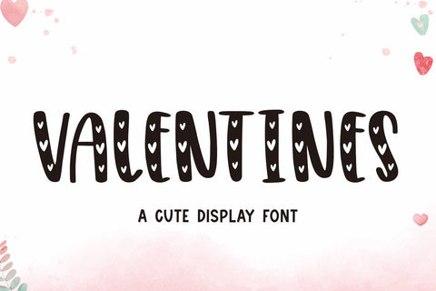 Valentines Font Mozarella 