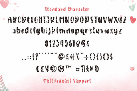 Valentines Font Mozarella 