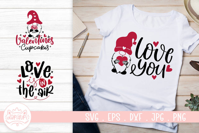 Valentines Gnome SVG Cut File SVG dapiyupi store 