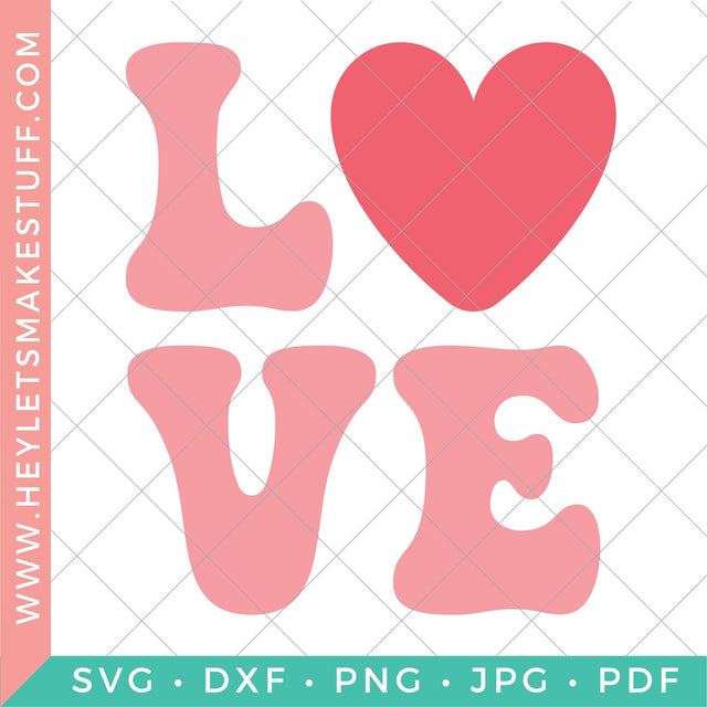 Valentine's Heart - Love SVG Hey Let's Make Stuff 