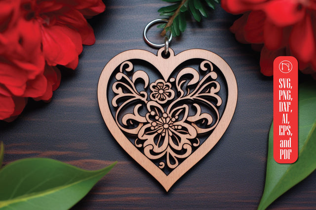 Valentine's Keychain SVG design SVG MD JOYNAL ABDIN 