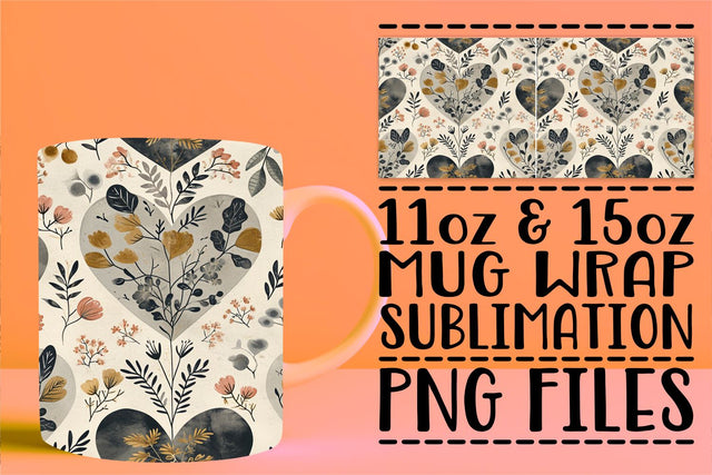 Valentine's Love Mug Wrap Sublimation afrosvg 