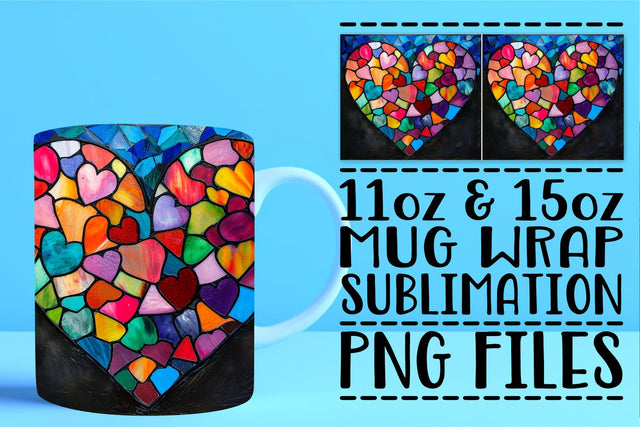 Valentine's Mug Art Love Sublimation afrosvg 