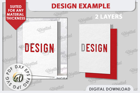 Valentine's Paper Cards Bundle. Valentine's Greeting Cards SVG Evgenyia Guschina 