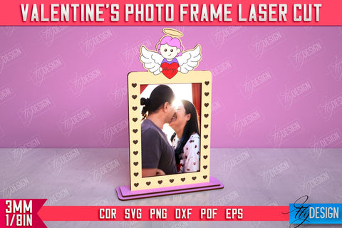 Valentine's Photo Frame Bundle | Romantic Gift Idea | Valentine's Decorations | CNC Files SVG Fly Design 