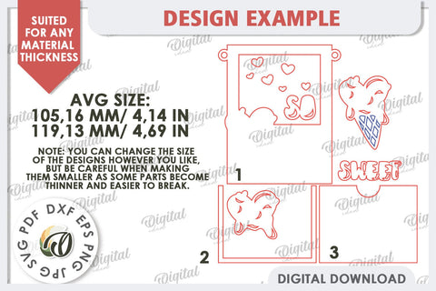 Valentine's Photo Frame Laser Cut. Valentine's Gift SVG SVG Evgenyia Guschina 