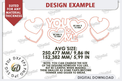 Valentine's Photo Frame Laser Cut. Valentine's Gift SVG SVG Evgenyia Guschina 