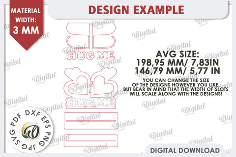 Valentine's Photo Frames Laser Cut Bundle. Valentine's Gift SVG Evgenyia Guschina 