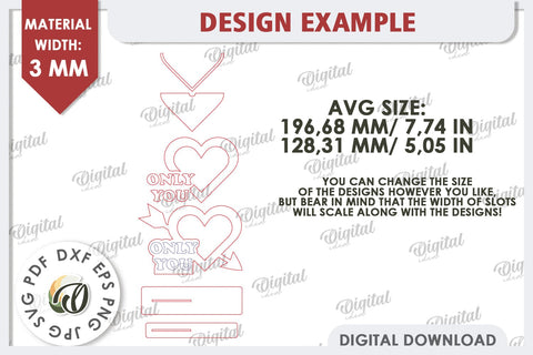 Valentine's Photo Frames Laser Cut Bundle. Valentine's Gift SVG Evgenyia Guschina 