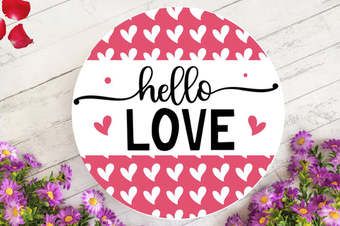 Valentines Round Signs SVG Bundle SVG Regulrcrative 