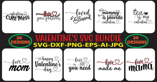 VALENTINE’S-SVG-BUNDLE SVG Syaman 