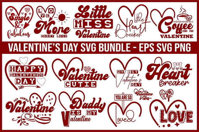 Valentines Svg Bundle, Valentines Svg, Valentines Day SVG orpitasn 
