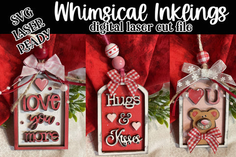 Valentine's Tag Set 2024 SVG Whimsical Inklings 