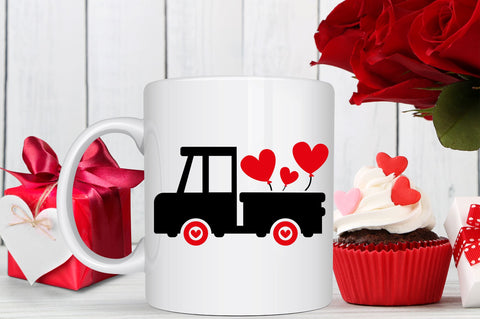 Valentines Truck Love SVG design SVG Regulrcrative 