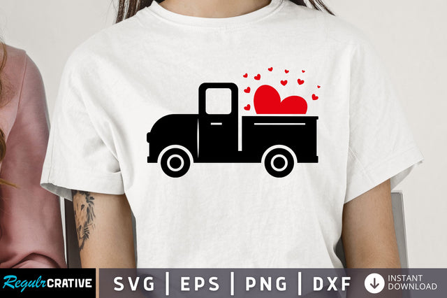 Valentines Truck SVG design SVG Regulrcrative 