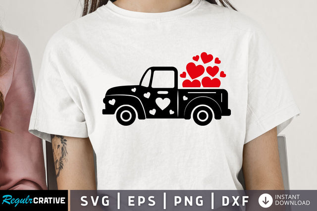 Valentines Truck SVG design SVG Regulrcrative 