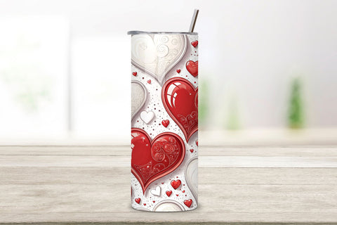 Valentines Tumbler Wrap Design | Valentines Day Tumbler wrap | Valentines Heart Tumbler Wrap | Valentines | 20oz 300 Dpi | 20oz Tumbler PNG. Sublimation FloridPrintables 