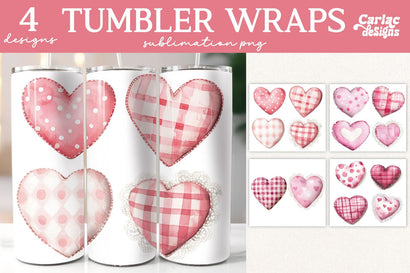 Valentines Tumbler Wrap Sublimation Sublimation Carla C Designs 