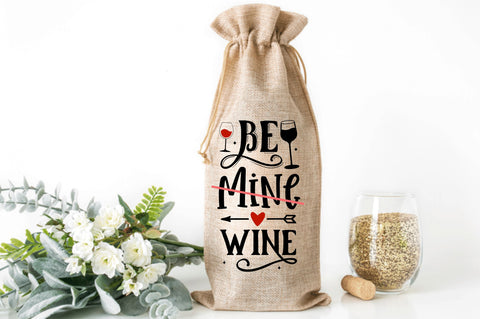 Valentines Wine Bag Bundle SVG Regulrcrative 