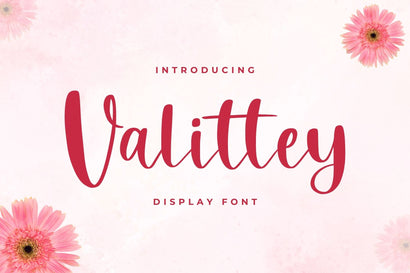 Valittey Font Sakha Design Studio 