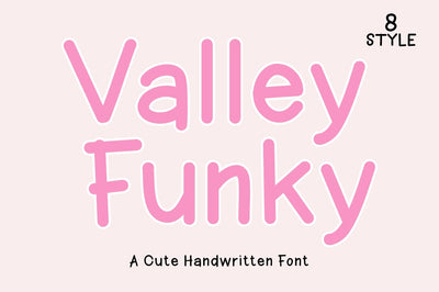 Valley Funky Font Rotterlab studio 