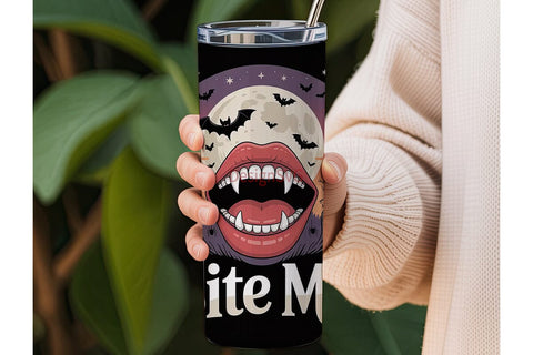 Vampire Bite 20oz Tumbler Wrap Sublimation DesignSVG 
