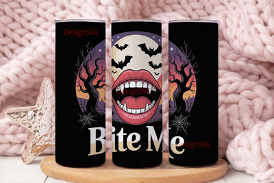 Vampire Bite 20oz Tumbler Wrap Sublimation DesignSVG 