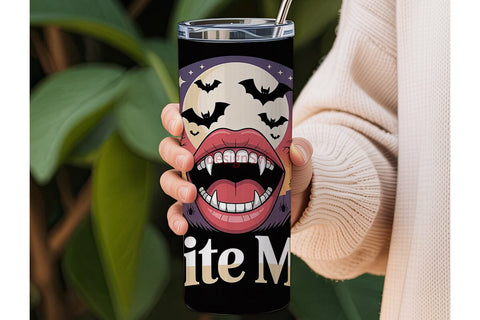 Vampire Bite 20oz Tumbler Wrap Sublimation DesignSVG 