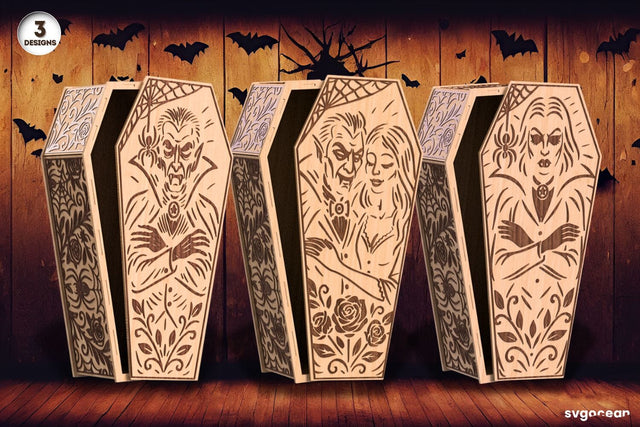Vampire Coffin Candy Box Bundle SVG SvgOcean 