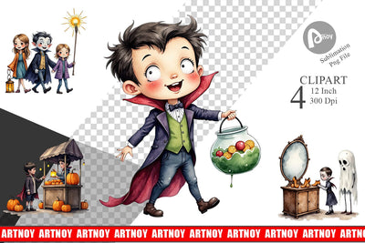 Vampire Market Haul Clipart Sublimation artnoy 