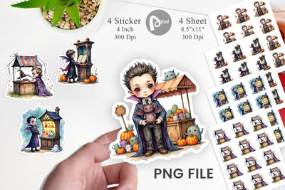 Vampire Market Haul Sticker Sublimation artnoy 