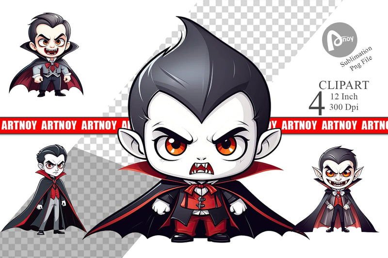 Vampires Clipart Sublimation artnoy 