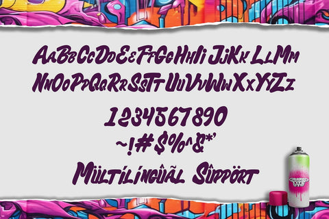Vandal Lineros - Urban Graffiti Font Font Mozzatype 