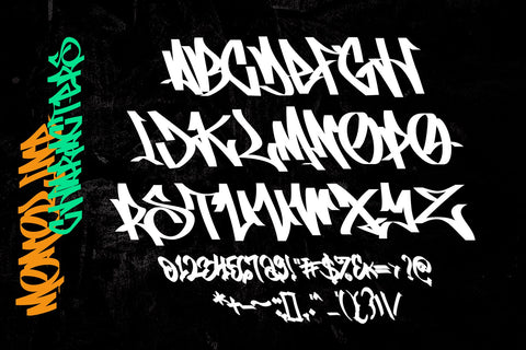 Vandal Rebels Graffiti Font Duo Font Mozzatype 