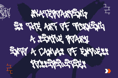 Vandal Revolt - Natural Hand-Lettering Graffiti Font Font Mozzatype 