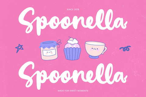 Vanila Chute - Bold Handwritten Font Font Letterena Studios 