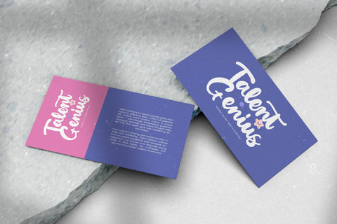 Vanila Chute - Bold Handwritten Font Font Letterena Studios 