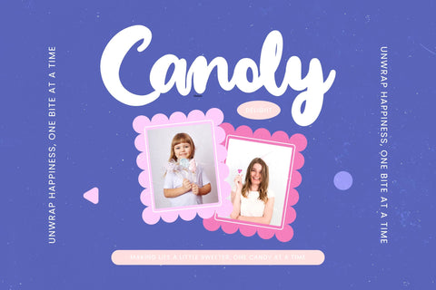 Vanila Chute - Bold Handwritten Font Font Letterena Studios 