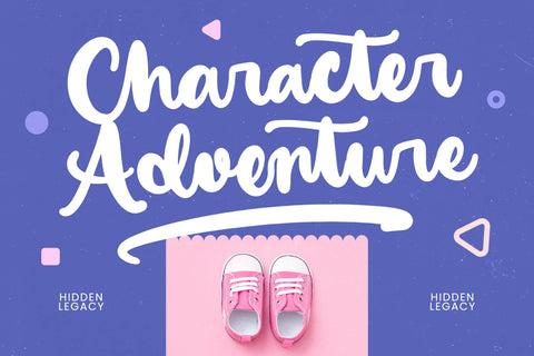 Vanila Chute - Bold Handwritten Font Font Letterena Studios 