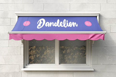 Vanila Chute - Bold Handwritten Font Font Letterena Studios 