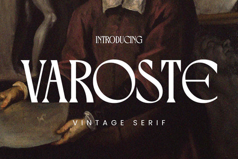Varoste - Modern Vintage Font Arterfak Project 