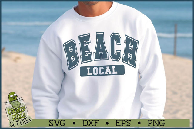 Varsity Beach Local SVG File SVG Crunchy Pickle 