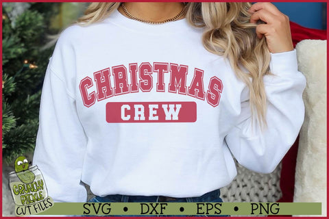 Varsity Christmas Crew SVG File SVG Crunchy Pickle 