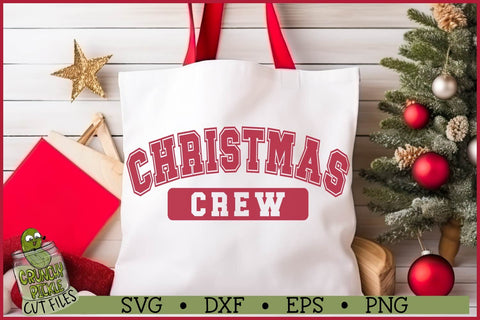 Varsity Christmas Crew SVG File SVG Crunchy Pickle 