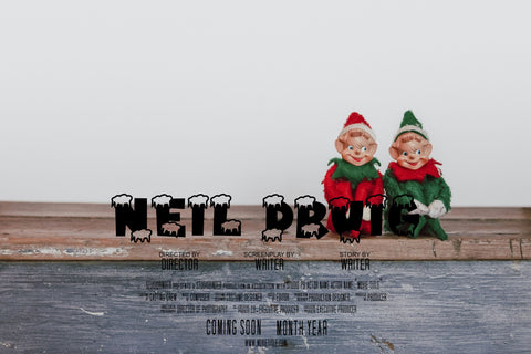 Varsity Christmas Font Dm Letter Studio 